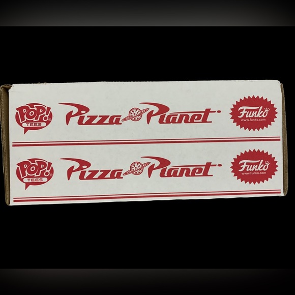 Toy Story GlitterTranslucent Alien Funko & Pizza Planet Tee BoxLunch Ltd.Edition - Picture 10 of 13